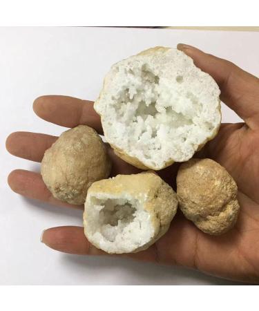 Natural Crystal Rough Natural Raw White Agate Crystal Stones Agate Cluster Geode Quartz Rock Geode Irregular Home Decoration Gemstone Specimen Approx500-600G (Size : Approx300-400G) - Buy Online on GoSupps.com
