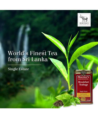 Mortier's Ceylon Breakfast Tea Bags - Great Taste Award Winner - 30 Premium Ceylon Tea Bags - Buy Online on GoSupps.com