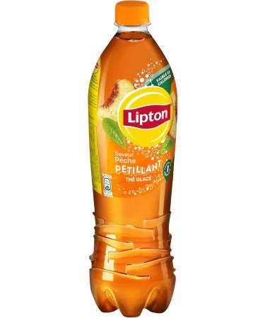 Lipton Ice Tea Sparkling Peach 6 x 1.25L Pack - Buy Online on GoSupps.com