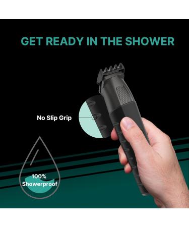 Conair Men All-in-One Grooming Trimmer Kit - 16 Piece Rechargeable Nose Beard Mustache & Body Hair Trimmer - Showerproof Manscaping Tool - Buy Online on GoSupps.com