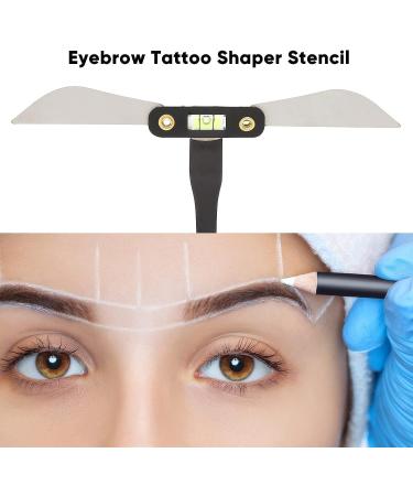 Three-Point Eyebrow Tattoo Stencil Caliper for Perfect Brow Shape - Buy Online on GoSupps.com