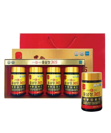 FARMER QUEEN 960g / 34oz HongSamJeong Korean 6 Years Red Ginseng Gold Extract 240g (8.5oz) X 4ea