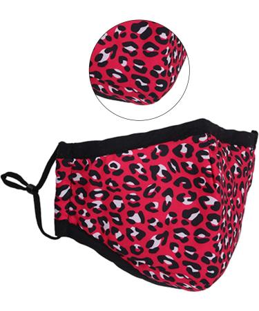 Washable Reusable 3 Layer Cotton Face mask Face Covering Bandana Face Mask Breathable Fashion Face Mask for Protection Against Pollution Hot Pink 2pcs - Buy Online on GoSupps.com