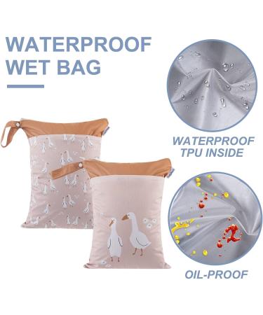 Maeau 2-Piece Wet Bags for Fabric Diapers | Reusable & Waterproof Baby Organizer Bags | 30x40cm - 34 Stylish Patterns - Buy Online on GoSupps.com