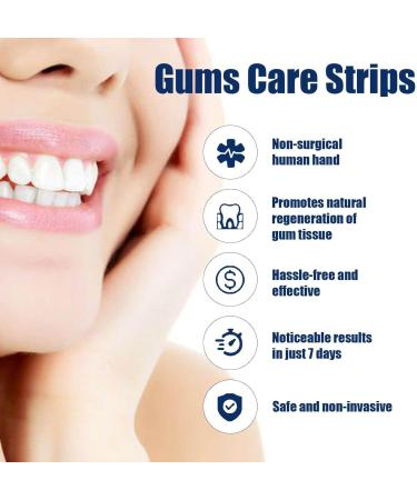 7-Piece Gum Care Strips & Tooth Whitening Stickers | Promote Gum Health & Repair Tissue - Buy Online on GoSupps.com