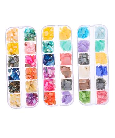 FRCOLOR 3 Sets Nail Art Decoration Homedecor Trendy Nail Charms Nail Jewelry Set Manicure Tools Nail Decor Nail Art Accessories Nail Art Tools Nail Jewelry Kit Nail Tools Mix Decorate Wig