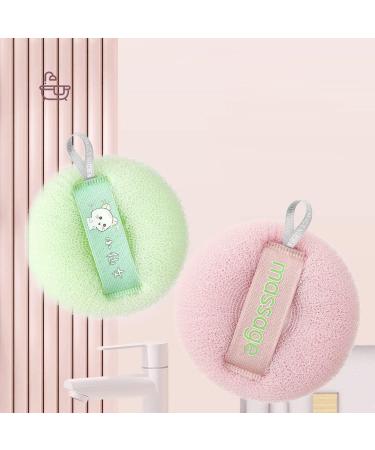 3-Piece Body Massage Brush Set - Exfoliating Sponge & Skin Smoother for Bath Shower & Spa - International Shipping Available - Buy Online on GoSupps.com