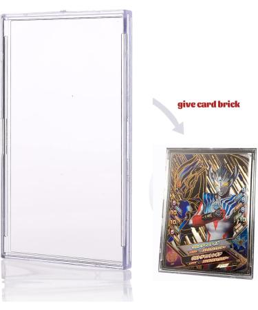 Qesonoo Top Loader Card Sleeves 10 Pack - Clear Acrylic Protectors for Trading Cards with 2 Display Stands - Baseball Sports Card Holder Case - White - Buy Online on GoSupps.com