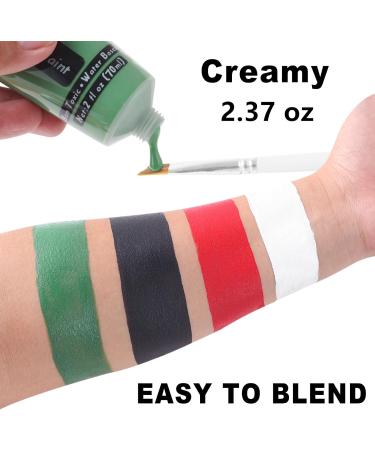 Go Ho Green Cream Face Body Paint - Water Based 2.37 Oz (70ml) for Adults & Children | SFX Cosplay, Halloween, St. Patrick's Day - Buy Online on GoSupps.com