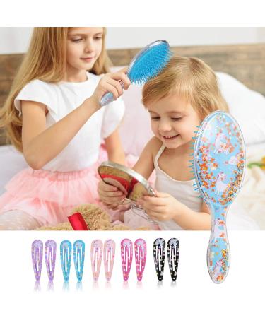 Shop Hifot Unicorn Hairbrushes & Accessories Set - Perfect Gift for Kids Teens & Women | Stylish Hair Clips Elastics & Mirror in Unicorn Gift Box - Buy Online on GoSupps.com