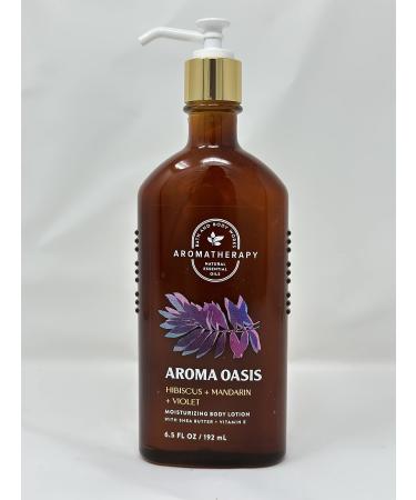 Aromatherapy Aroma Oasis Hibiscus + Mandarin + Violet Moisturizing Body Lotion 6.5 oz / 192 g