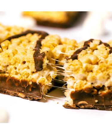 WonderSlim Protein & Fiber Bar - Fluffy S'more Crisp | 15g Protein, 8g Fiber, 3g Net Carbs (7ct) - Buy Online on GoSupps.com
