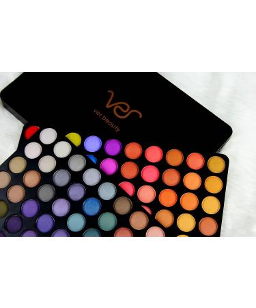 VER Modern Portable 120 Eyeshadows Palette - Shimmer and Matte Shades - Buy Online on GoSupps.com