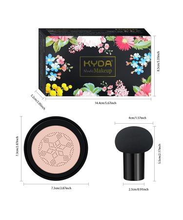 Ownest Mushroom Head Air Cushion BB Cream - Concealer & Moisturizer for Even Skin Tone - Natural Makeup Primer - Buy Online on GoSupps.com