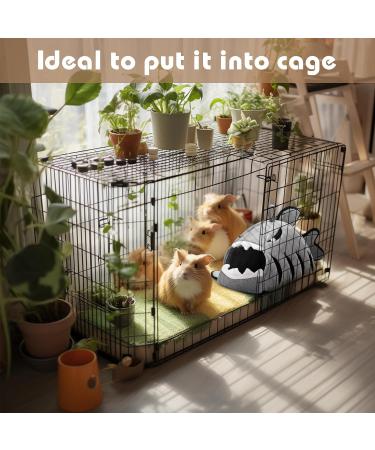 Avont 2 Pack Guinea Pig Bed House Hideout for Cage Small Pet Washable Warm Sleep Bed for Dwarf Rabbits Chinchillas Hamsters Hedgehogs Ferrets Bearded Dragons and Rats - Buy Online on GoSupps.com
