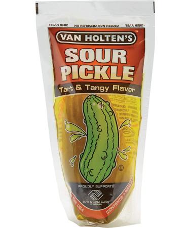 Van Holtens Pickle In-a Pouch Variety Pack - 12 Pickles (3 Kosher Dill, 3 Hot & Spicy, 3 Sour) - Ready to Eat Single Serve Pickles - No Refrigeration Needed - Buy Online on GoSupps.com