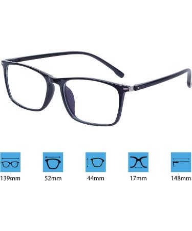 Blue Light Blocking Glasses for Computer - Anti Glare Fatigue Blocking Headaches Eye Strain - TR90 Frame Matt Black - Buy Online on GoSupps.com