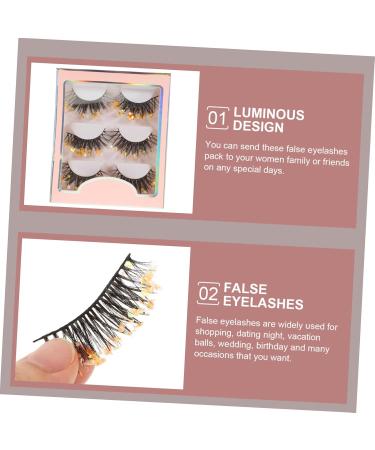 BELLIFFY 3 Pairs Fluffy False Eyelashes Fake Lashes Natural False Eyelashes Makeup Accessories Fake Eyelashes Extensions Short False Eyelashes Fake Eyelashes Individual False Lashes 4x1.2cm As Shown 1 - Buy Online on GoSupps.com