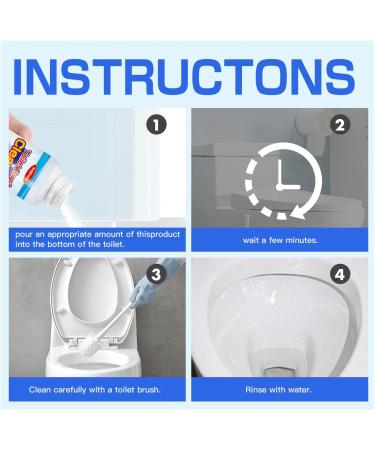 Buy Splash Foam Toilet Cleaner | Powerful Foaming Powder - 250g for Effective Toilet Cleaning | International Shipping - Buy Online on GoSupps.com