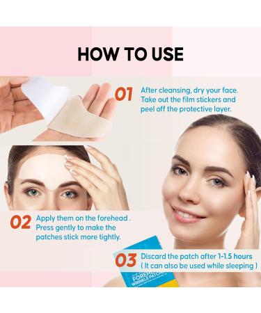 Forehead Wrinkle Patches - Anti-Wrinkle Treatment with Hydrolyzed Collagen & Vitamin E | 8pcs for Smooth Youthful Skin - Buy Online on GoSupps.com