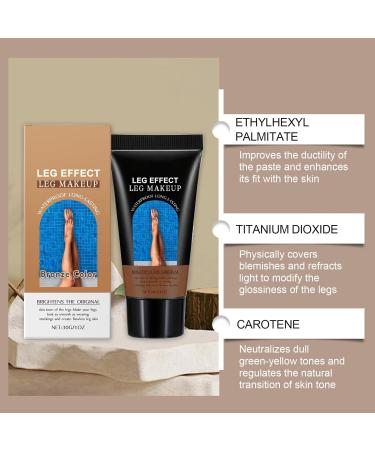  G n rique Leg Vein Concealer Leg Makeup Waterproof No Transfer Long-Lasting Scar Coverage Matte Tan Body Foundation for Varicose Women & Tanner - Buy Online on GoSupps.com