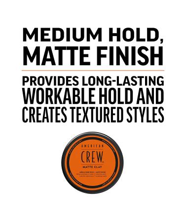 AMERICAN CREW Matte Clay 3 oz - Strong Hold Styling Clay for Men - Buy Online on GoSupps.com