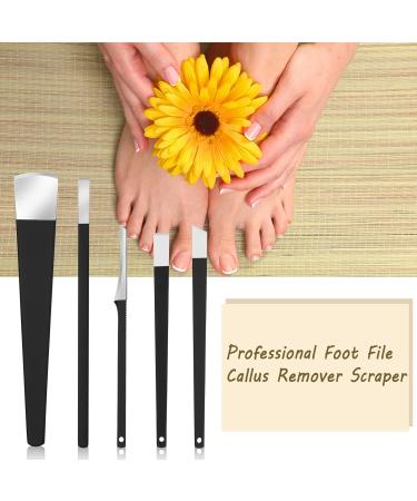Dacitiery 7Pcs Professional Pedicure Knife Set with Storage Bag and Pumice Stone - Stainless Steel Foot Callus Remover for Dead Skin and Corn - Buy Online on GoSupps.com