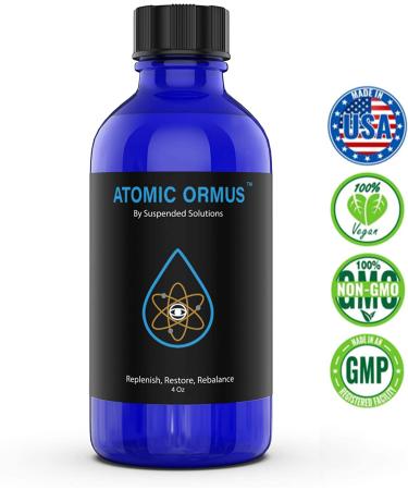Suspended Solutions 4oz Atomic ORMUS Monoatomic Gold Memory Aid Energetically Enhanced Rejuvenating Vitality - Gold Platinum Iridium - 1 Pack - Buy Online on GoSupps.com