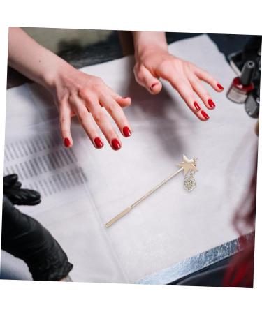 Beatifufu 1pc Stirring Rod Nail Art Rhinestone Stick Stirring Stick Nails Tools Glue Sticks Salon Manicure Accessory Manicure Mixing Tools Nails Accessories Mixing Stick Alloy re-usable - Buy Online on GoSupps.com