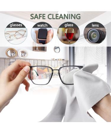 Extra Large Microfiber Cleaning Cloths - 12x12 Inch Reusable Eyeglass Cleaner for Glasses & Lenses | Ideal for Streak-Free Shine - International Shipping Available - Buy Online on GoSupps.com