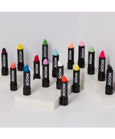 Moon Glow Neon UV Lipstick - 16 Bright Pastel Colors | Glows Under UV Light | International Shipping - Buy Online on GoSupps.com
