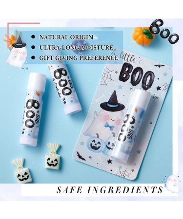 24 Pcs Halloween Baby Shower Favors a Little Boo Is Almost Due Baby Shower Gifts Girl Boy 0.15oz Lip Balms Bulk for Prizes Gender Reveal Souvenirs Gift Bags Stuffers Supplies (Blue) Blue 24 - Buy Online on GoSupps.com