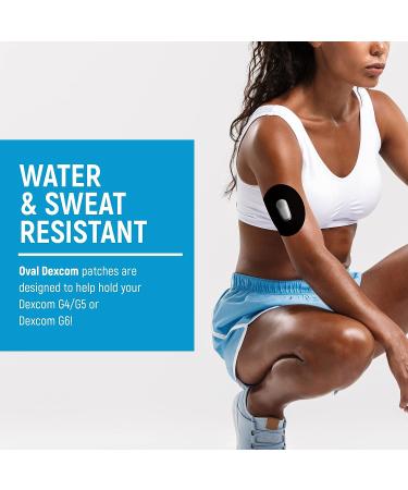 Dexcom G6 Adhesive Patch - Water Resistant & Strong Adhesive Patches (Black) - Buy Online on GoSupps.com
