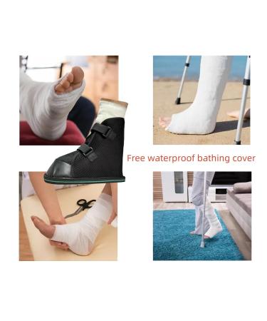 Foot Fracture Surgical Shoes | Adjustable Post-Operative Boots for Foot Injuries | X-Large Black Recovery Cast Shoe Covers - Buy Online on GoSupps.com