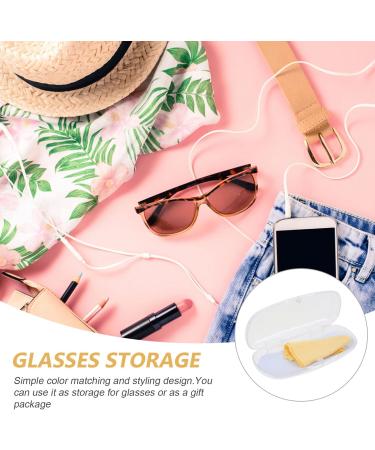 COHEALI Glasses Case - 2 Pack Transparent Eyeglass Holder & Lens Storage Box for Safe Eyewear Protection - Buy Online on GoSupps.com