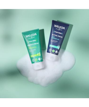  Weleda Weleda Energizing Shower Gel for Men Pack of 2 x 200 ml - Buy Online on GoSupps.com