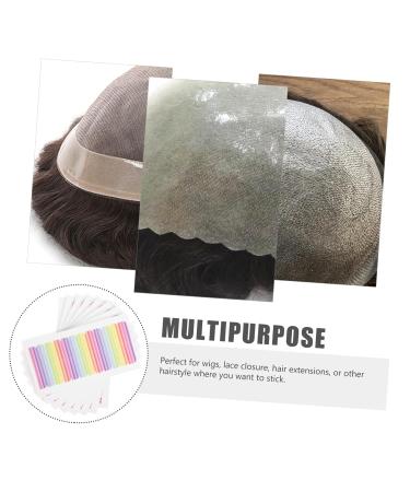 FRCOLOR 8 Sheets Traceless Wig Film Waterproof Lace Tape Scalp Tape for Wigs Lace Wig Tape Lace Tape for Wigs Hairline Wig Sticker Double Sided Tape Hair Bands Accessories Water Proof Glue - Buy Online on GoSupps.com