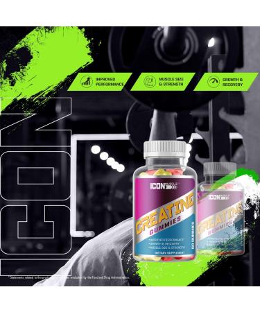 Creatine Gummies for Muscle Growth & Strength | Boost Workout Recovery | Natural Flavors - Buy Online on GoSupps.com
