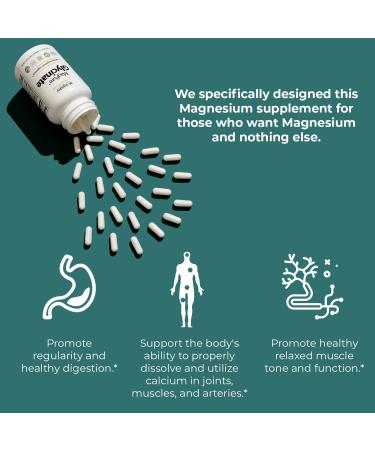Jigsaw Health MagPure Glycinate 120 Capsules - Premium Magnesium Supplement for Relaxation & Muscle Support - Buy Online on GoSupps.com