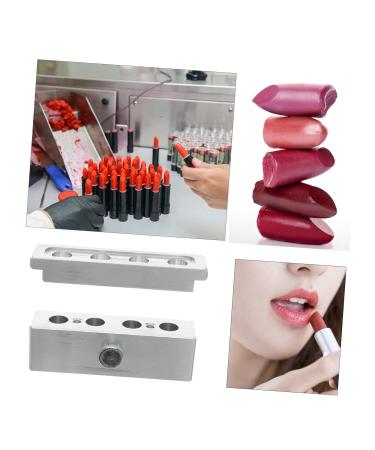 FOMIYES 4 Sets Lipstick Mold - DIY Lip Gloss & Lip Balm Kit | Aluminum Alloy Holder for Lip Balm Making - Buy Online on GoSupps.com
