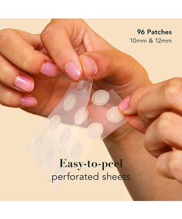 Rael Acne Pimple Healing Patch - Invisible Hydrocolloid Spot Treatment (96 Count, 10mm & 12mm) - Buy Online on GoSupps.com