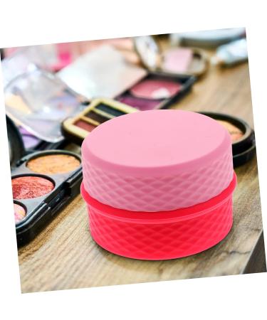 minkissy 1 Set Cream box cream jar with sealed lid silicone cream jar travel container for cream face cream pot silicone makeup containers salve jar Storage Box Miss Silica gel lips 6.5X6.5X4.5CM Pink - Buy Online on GoSupps.com