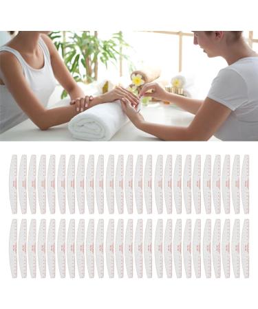 80/80 Grit Nail Files Coarse for Acrylic Nails Extension Gel Nails Curved Washable Reusable Manicure Tool for Professional Salon or DIY Nail Art - Buy Online on GoSupps.com