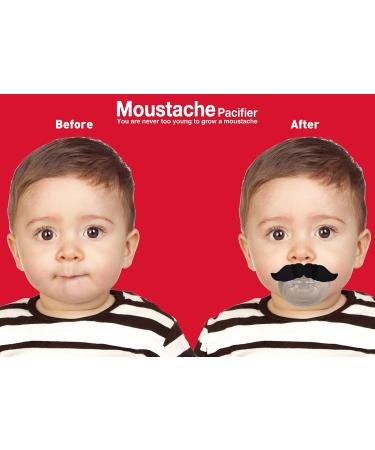 Buy Toy Zany Moustache Pacifier - UK Import | Fun Baby Soother for International Shipping - Buy Online on GoSupps.com