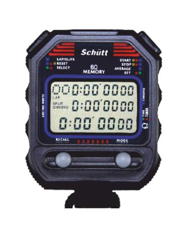 Sch tt stopwatch PC -90 (60 memory memory | Time & date | Dualimer) - Digital professional stopwatch with pressure point mechanics |Spray water festival |Trainer - Buy Online on GoSupps.com