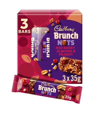 Cadbury Nuttier Cranberry Almond & Peanut Chocolate Bar 105g