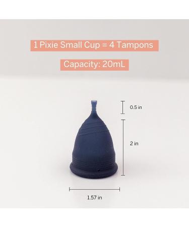 Soft Menstrual Cups for Tilted Cervix - Buy One Give One - Includes Ebook, Cleaning Wipes, Lube & Storage Bag - Small & Large Sizes - Tampon & Pad Alternative - Buy Online on GoSupps.com
