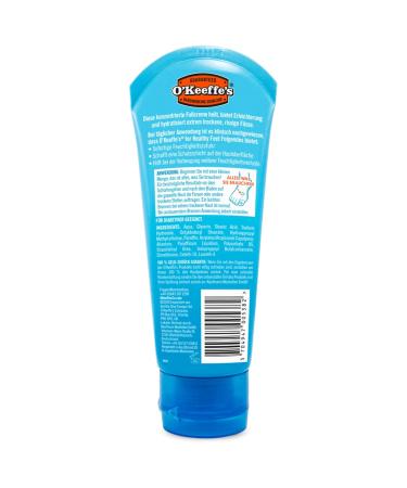 OKeeffe's Healthy Feet Foot Cream Tube - 80 ml | Intense Moisturizing Cream for Dry Cracked Feet - Buy Internationally - Buy Online on GoSupps.com