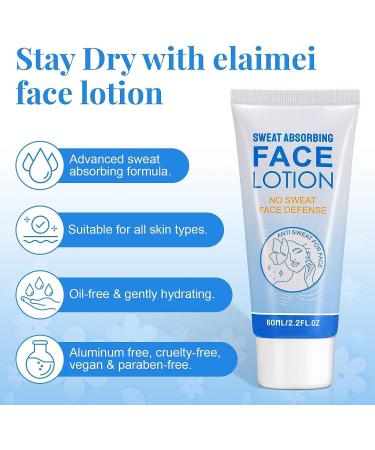  Generisch Sweat Absorbing Face Lotion Antiperspirant Antiperspirant Against Excessive Sweating Face Control Sweat and Oily Skin Face - Buy Online on GoSupps.com