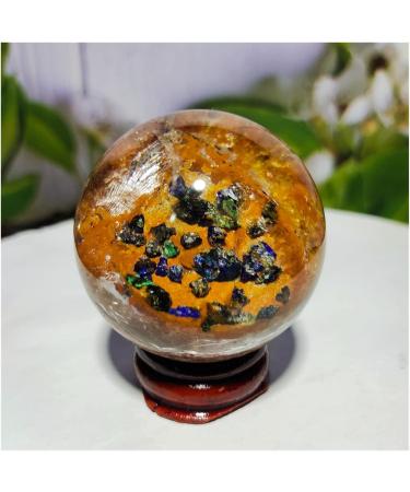 Natural Sphere Natural Azurite Quartz Ball Crystal Gemstones Stone Hand Polished Spheres Home Decoration 1pc (Color : 70-85g) - Buy Online on GoSupps.com